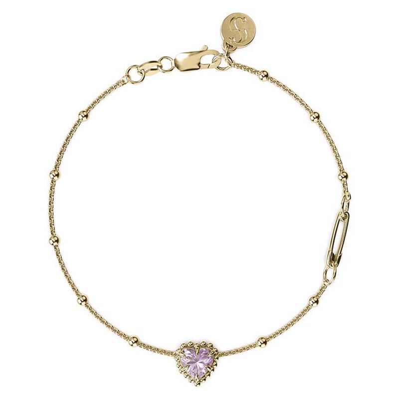 Stolen Girlfriends Club Dahlia's Heart Bracelet image number 0